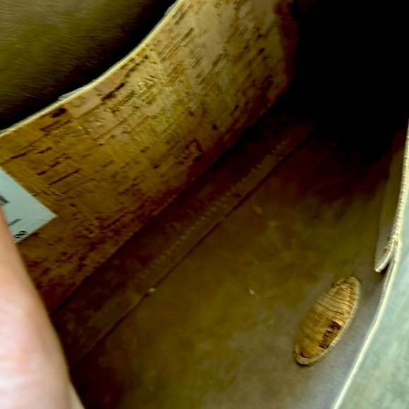 J. Crew Cork Clutch Purse With Gold Flecks Tag is still on. - Picture 8 of 8